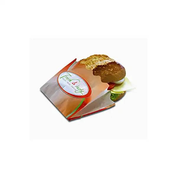 Snacktasche mit Wellenrand bedruckt - 12 x 5 x 9cm