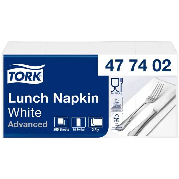 Tork Lunchserviette Advanced - weiß