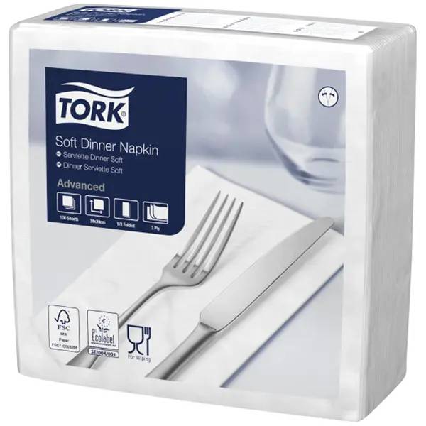 Tork Tissue-DinnerServiette - weiß