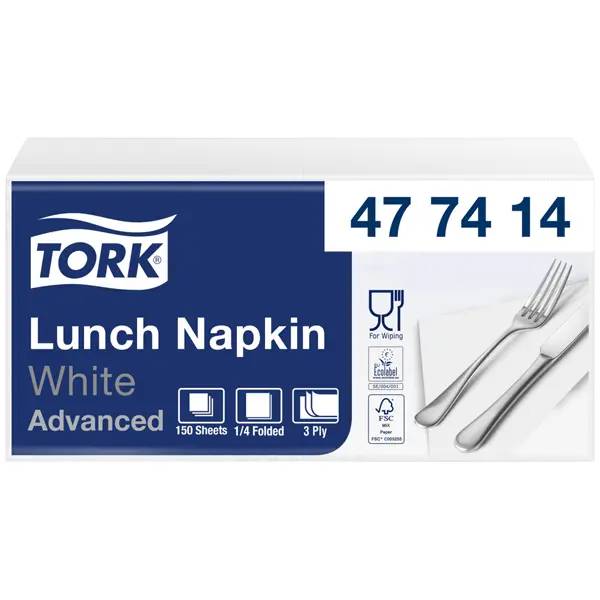 Tork Lunchserviette Advanced - weiß