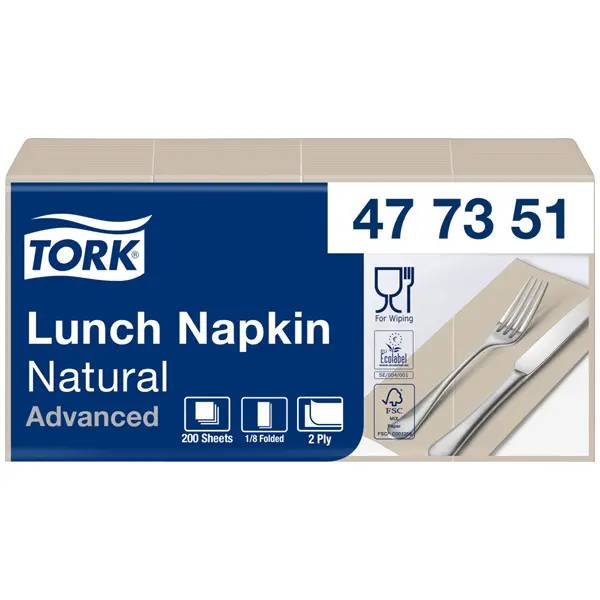 Ein Bild von Tork Advanced Lunch-Serviette - natur