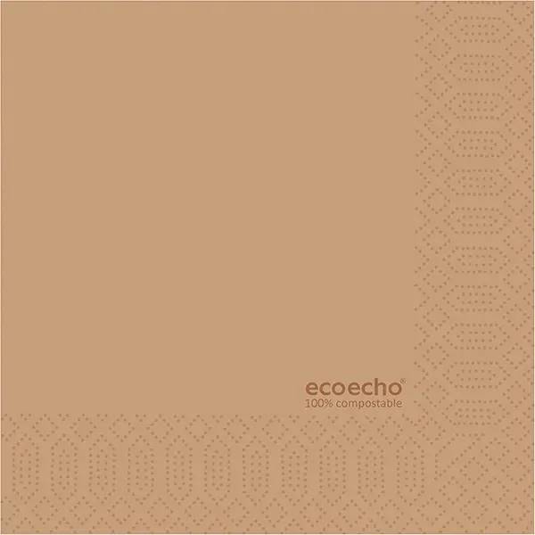 Ein Bild von Duni Tissue-Serviette - eco brown