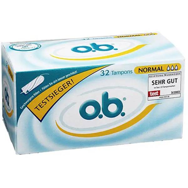 Ein Bild von OB Tampons normal - 32 Stück