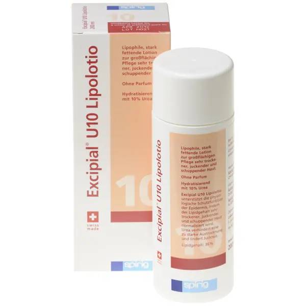 Ein Bild von Excipial U10 Lipolotio Hautpflegecreme - 200 ml