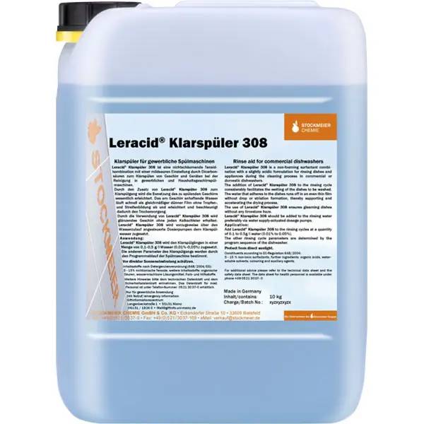 Ein Bild von Stockmeier Leracid Klarspüler 308 - 10 kg