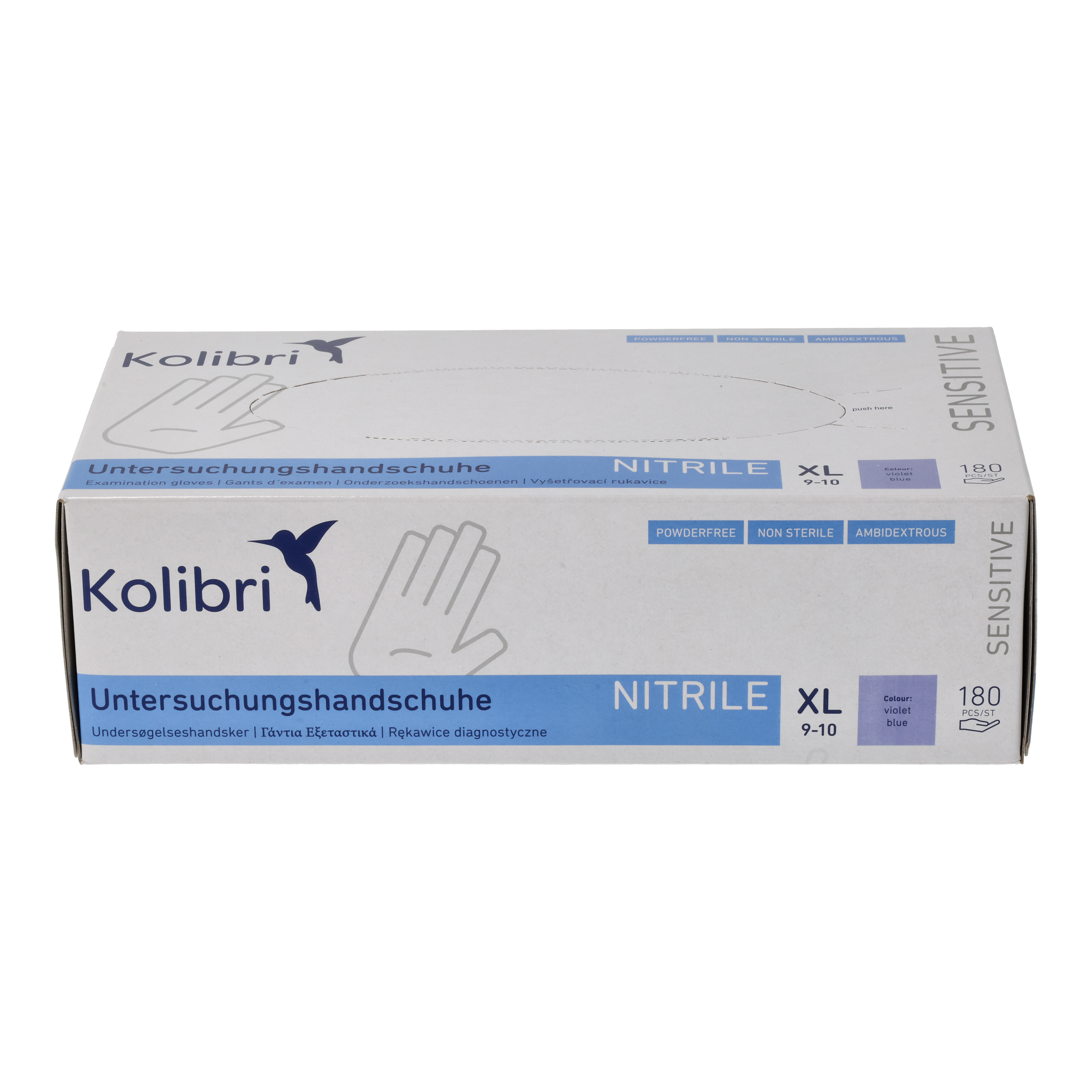 Kolibri Sensitive Untersuchungshandschuhe Nitril - XL