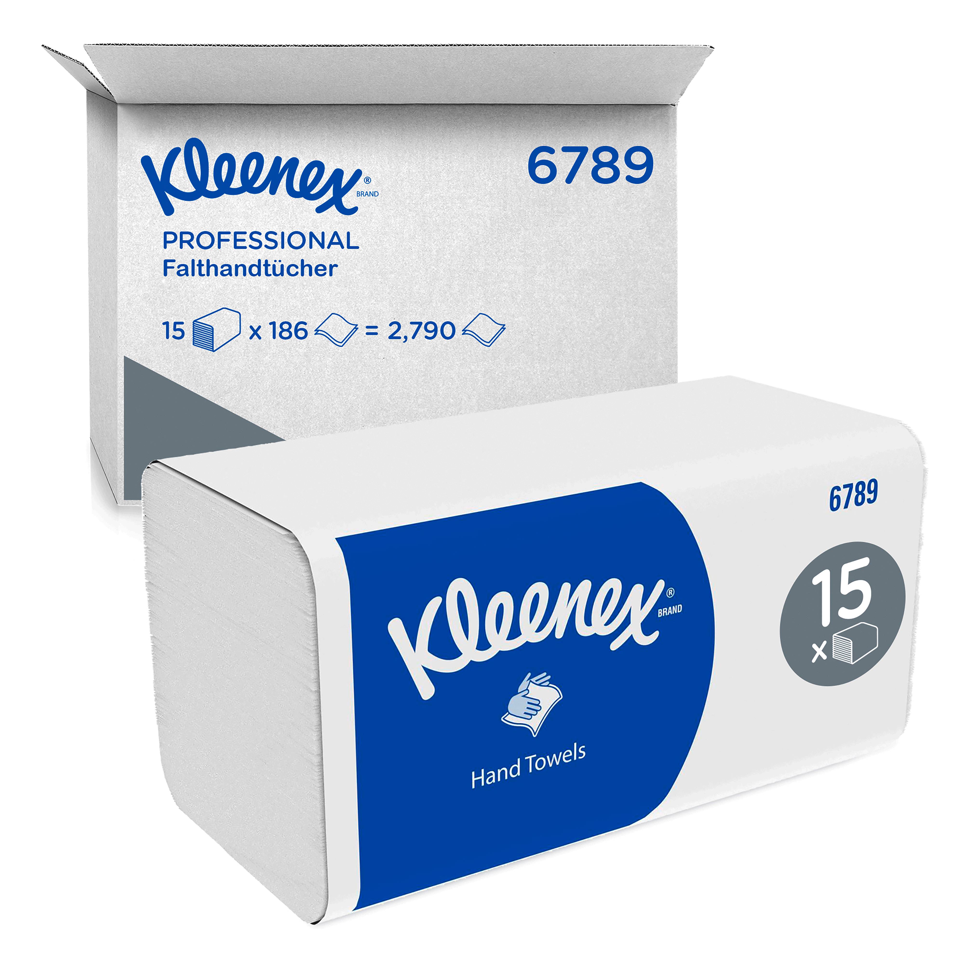 Kleenex Falthandtuch weiß - 21x21,5 cm