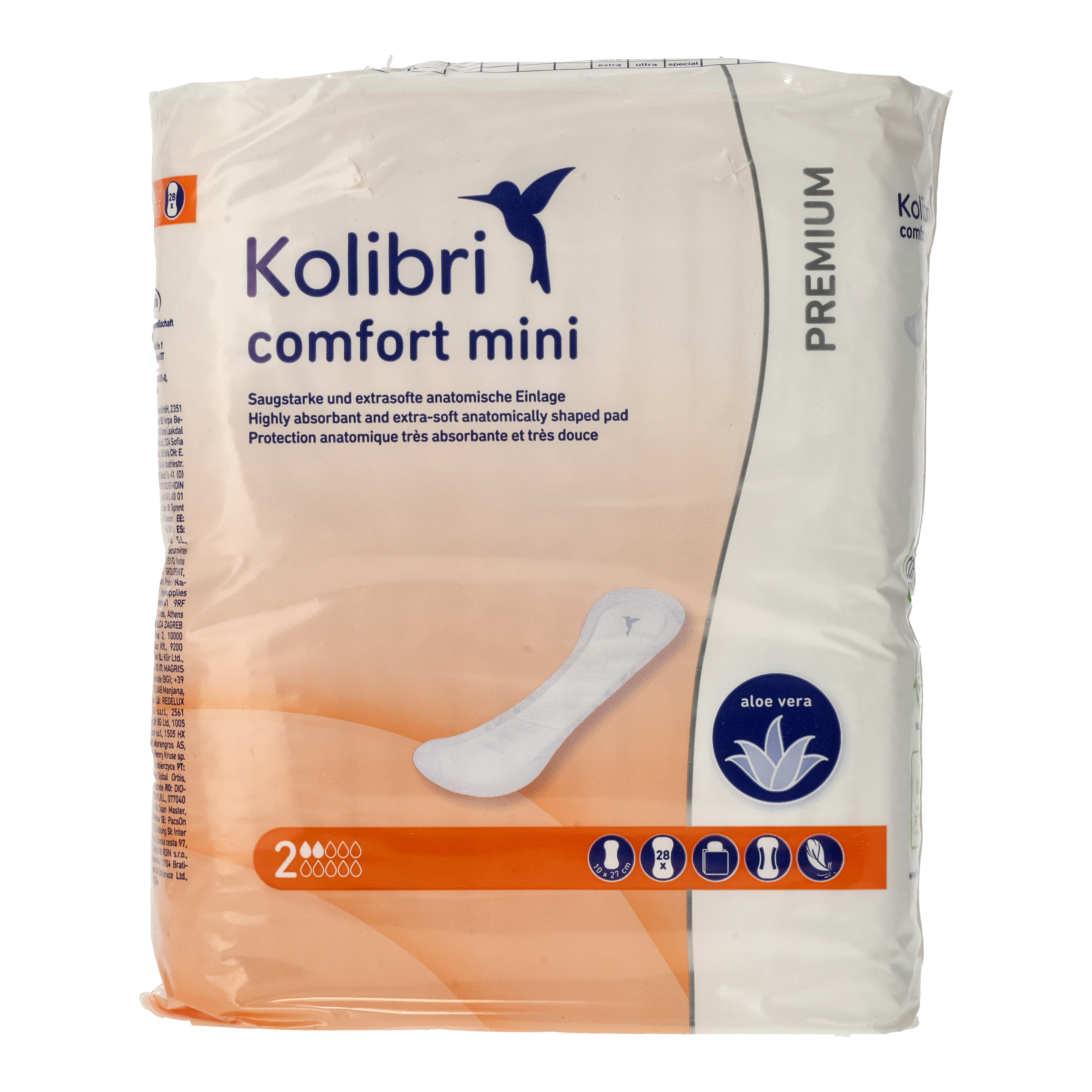 Ein Bild von Kolibri comfort PREMIUM Einlagen - Mini