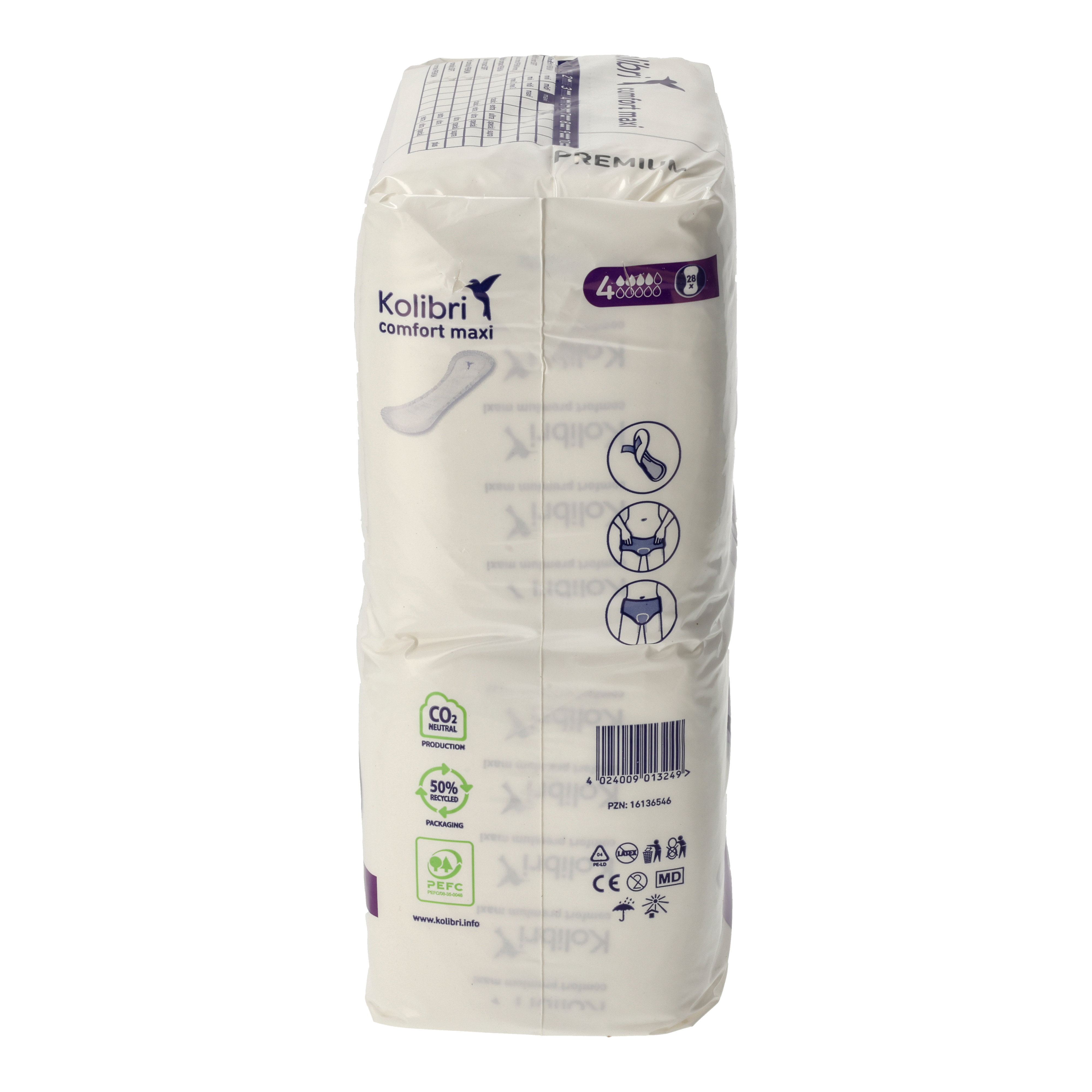 Kolibri comfort PREMIUM maxi Einlagen - 700 ml | Levejo