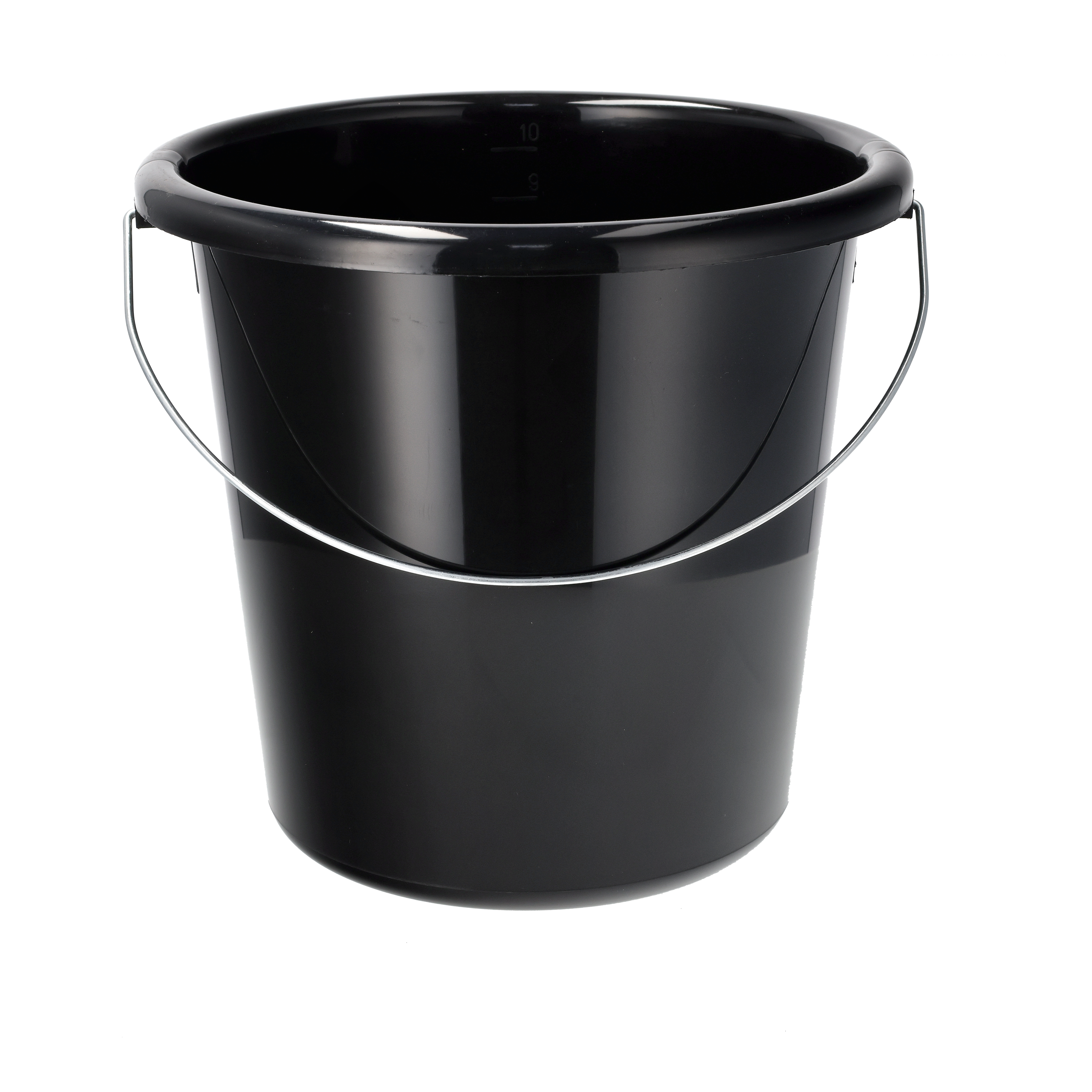 Teko-plastic Plastikeimer 10 Liter - schwarz