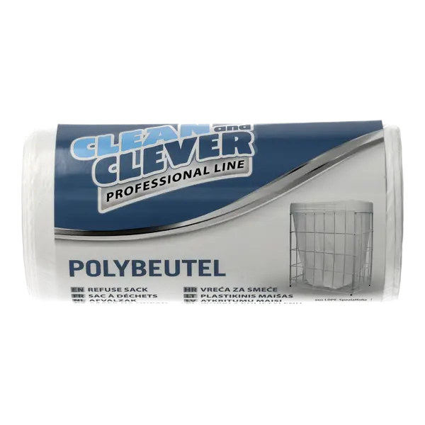 CLEAN and CLEVER PROFESSIONAL Müllbeutel PRO76 - 60-80 Liter