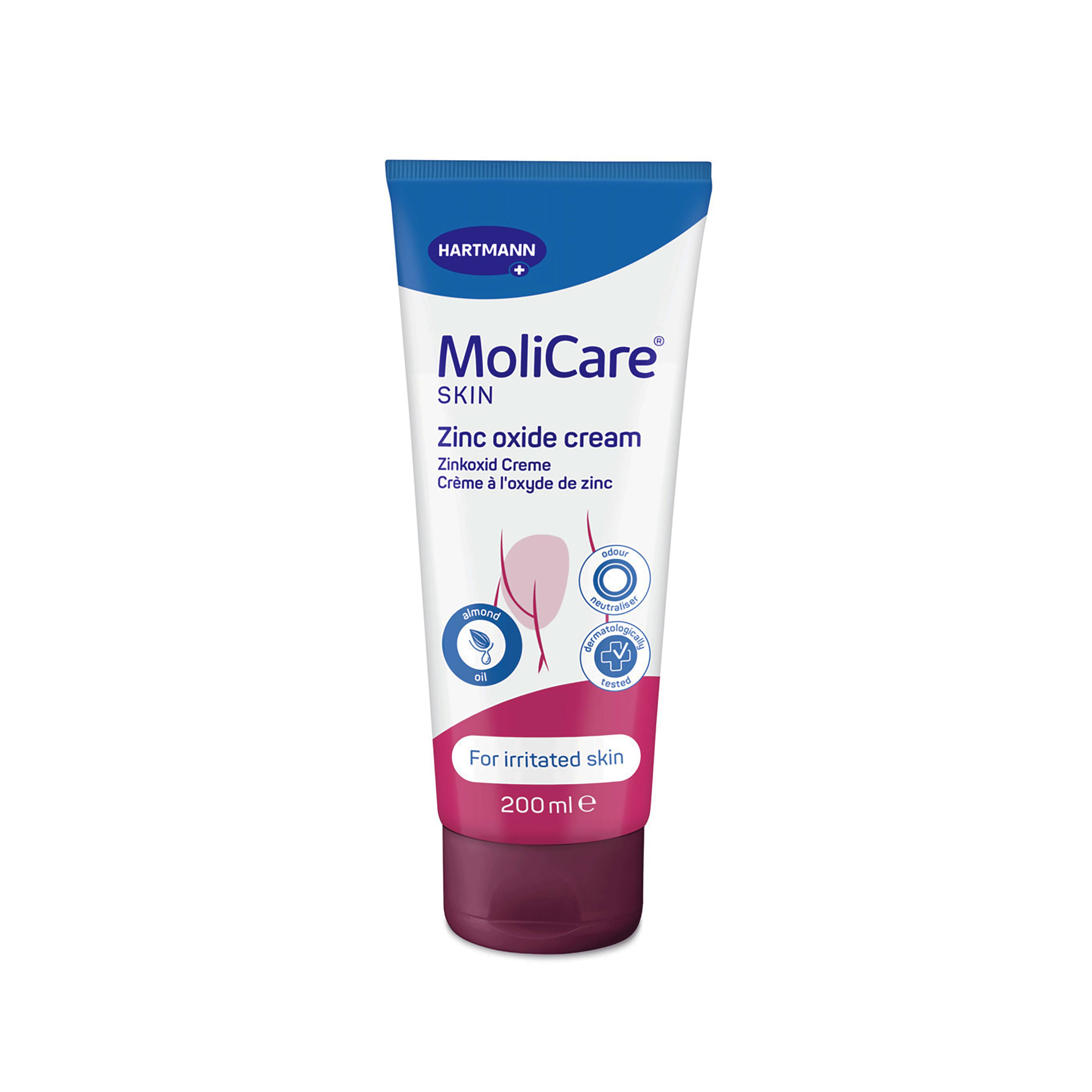 Ein Bild von Hartmann MoliCare Skin Zinkoxid-Creme - 200 ml