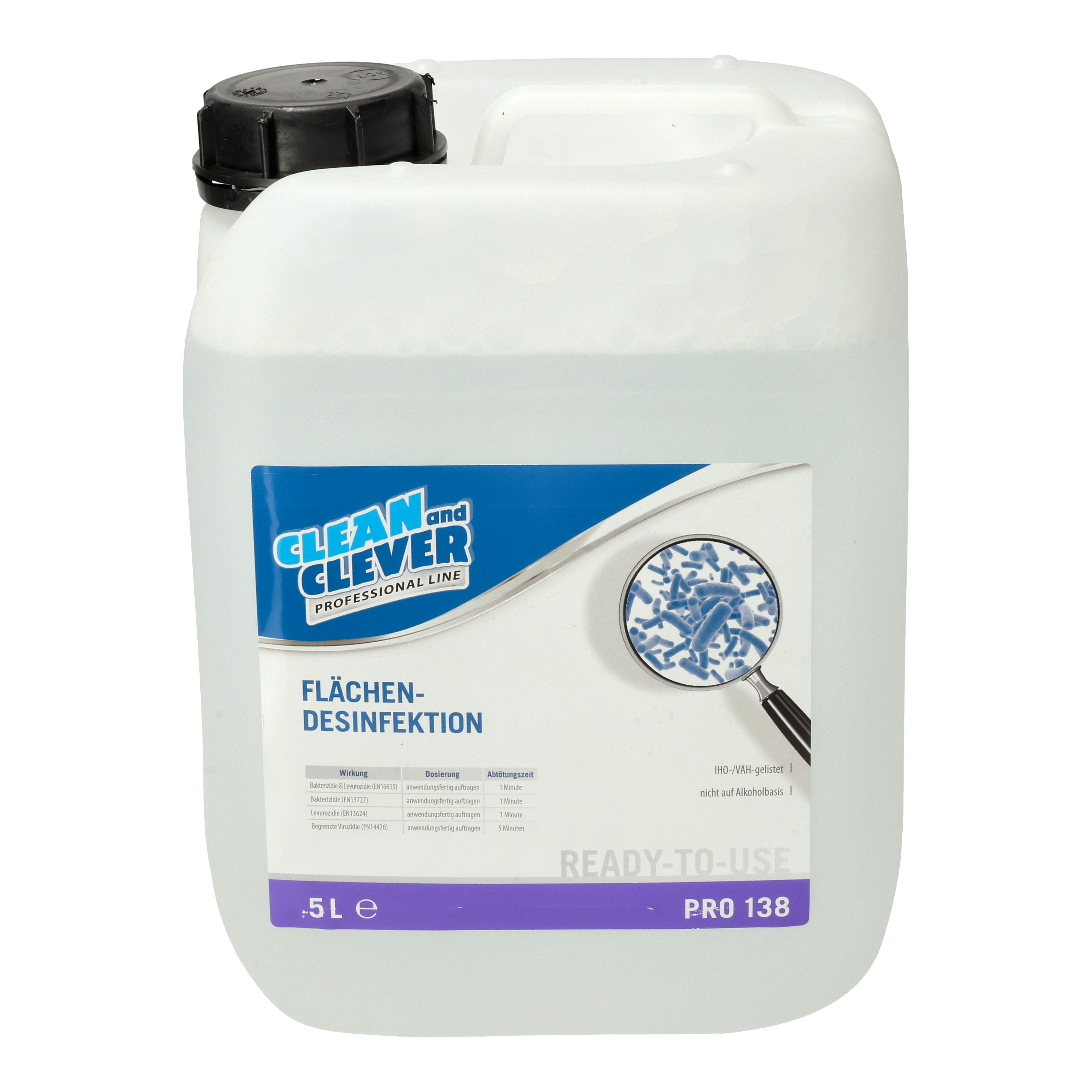 CLEAN and CLEVER PROFESSIONAL Flächendesinfektion PRO13 - 5 Liter