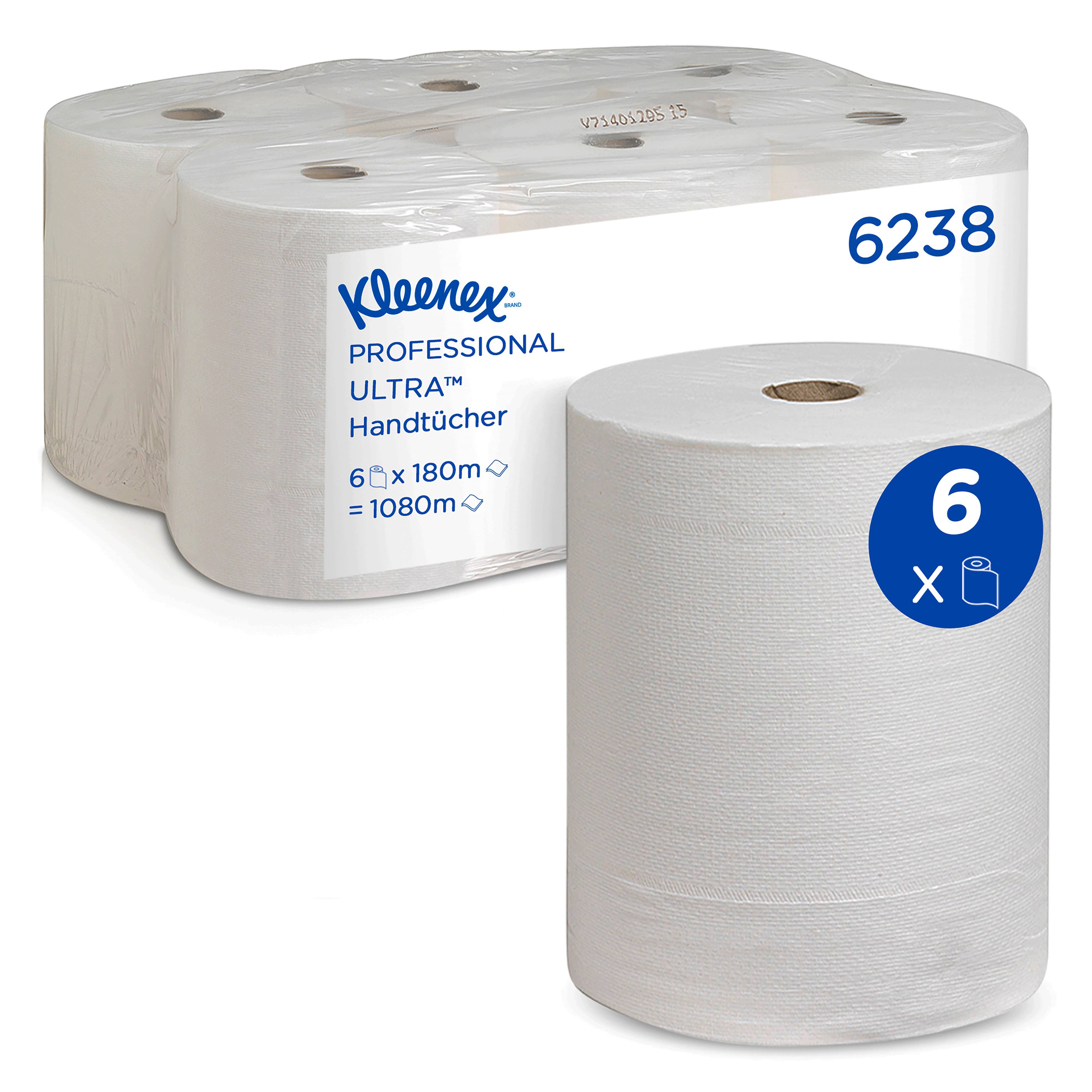 Kleenex Ultra Handtuchrolle weiß - weiß