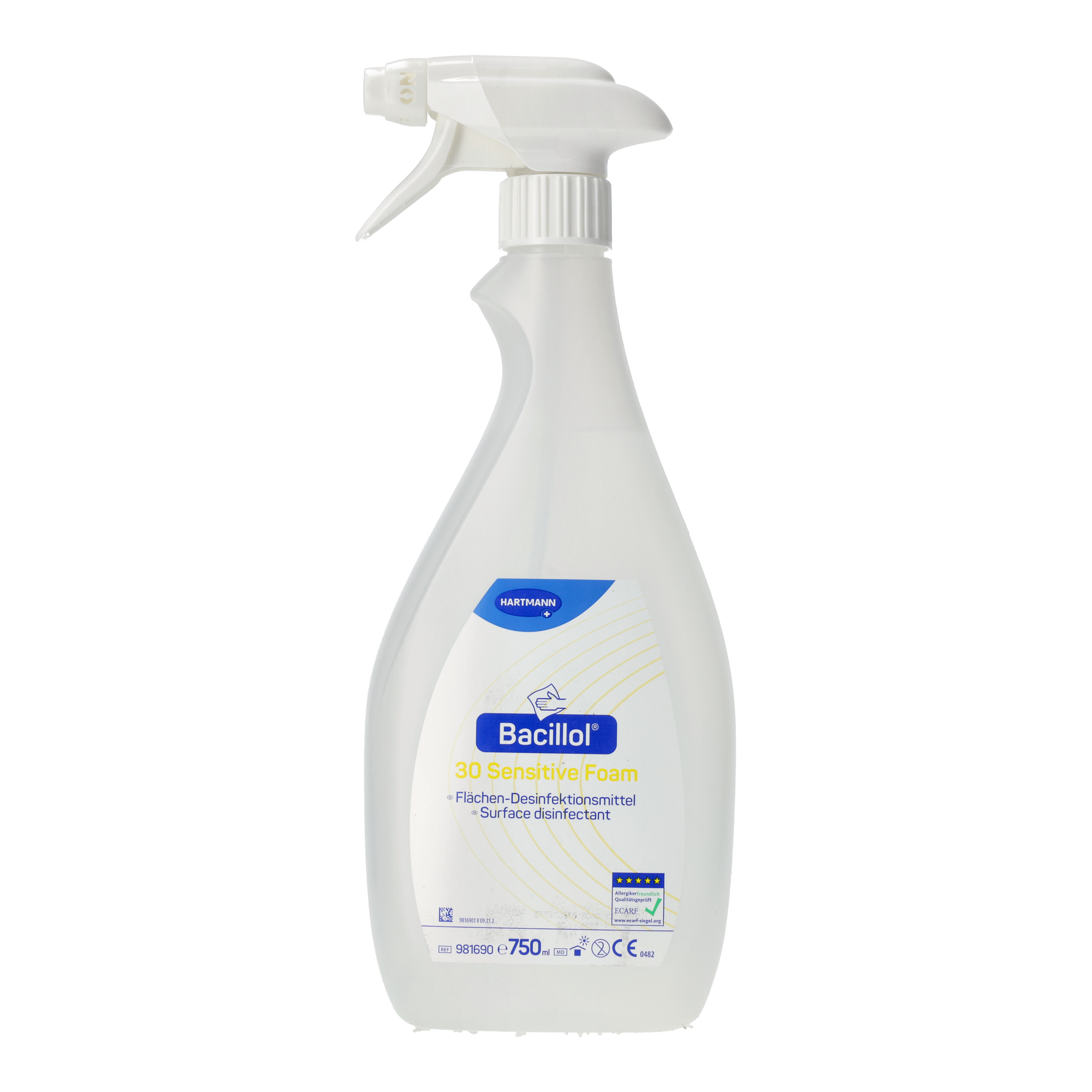 Ein Bild von Hartmann Bacillol 30 Sensitive Foam Schnelldesinfektion - 750 ml