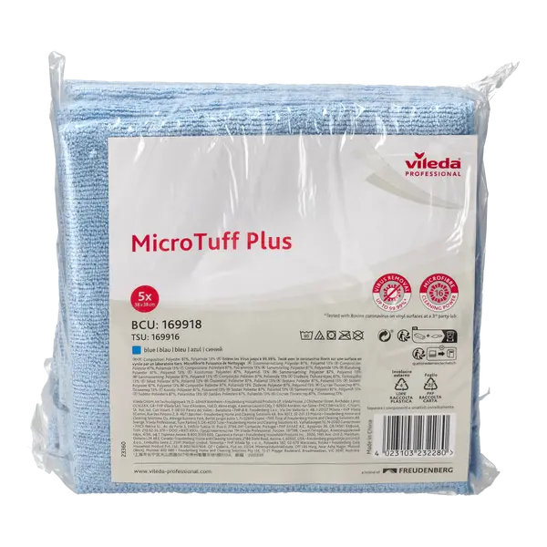 Vileda MicroTuff Plus Microfasertuch - blau