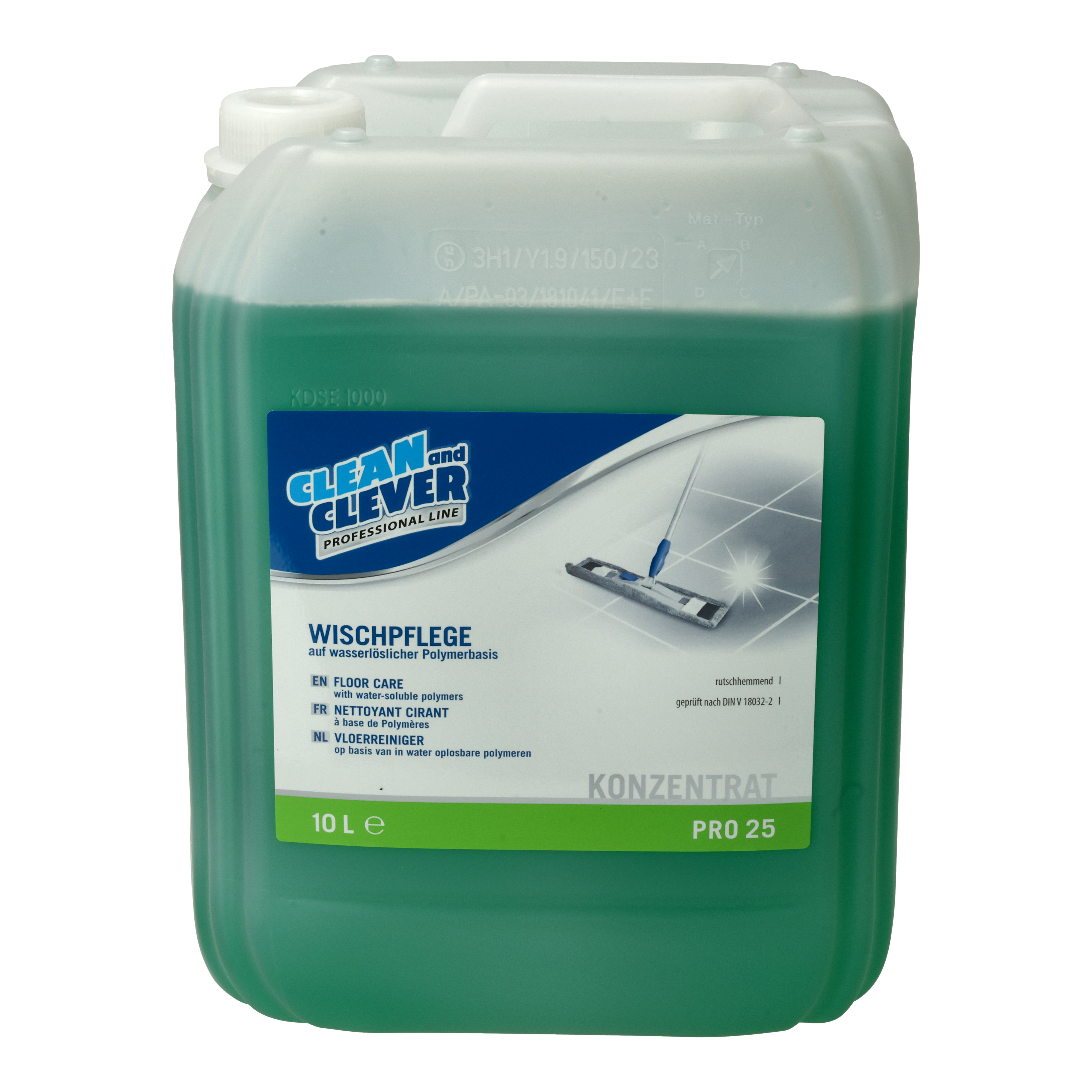 Ein Bild von CLEAN and CLEVER PROFESSIONAL Wischpflege PRO25 - 10 Liter