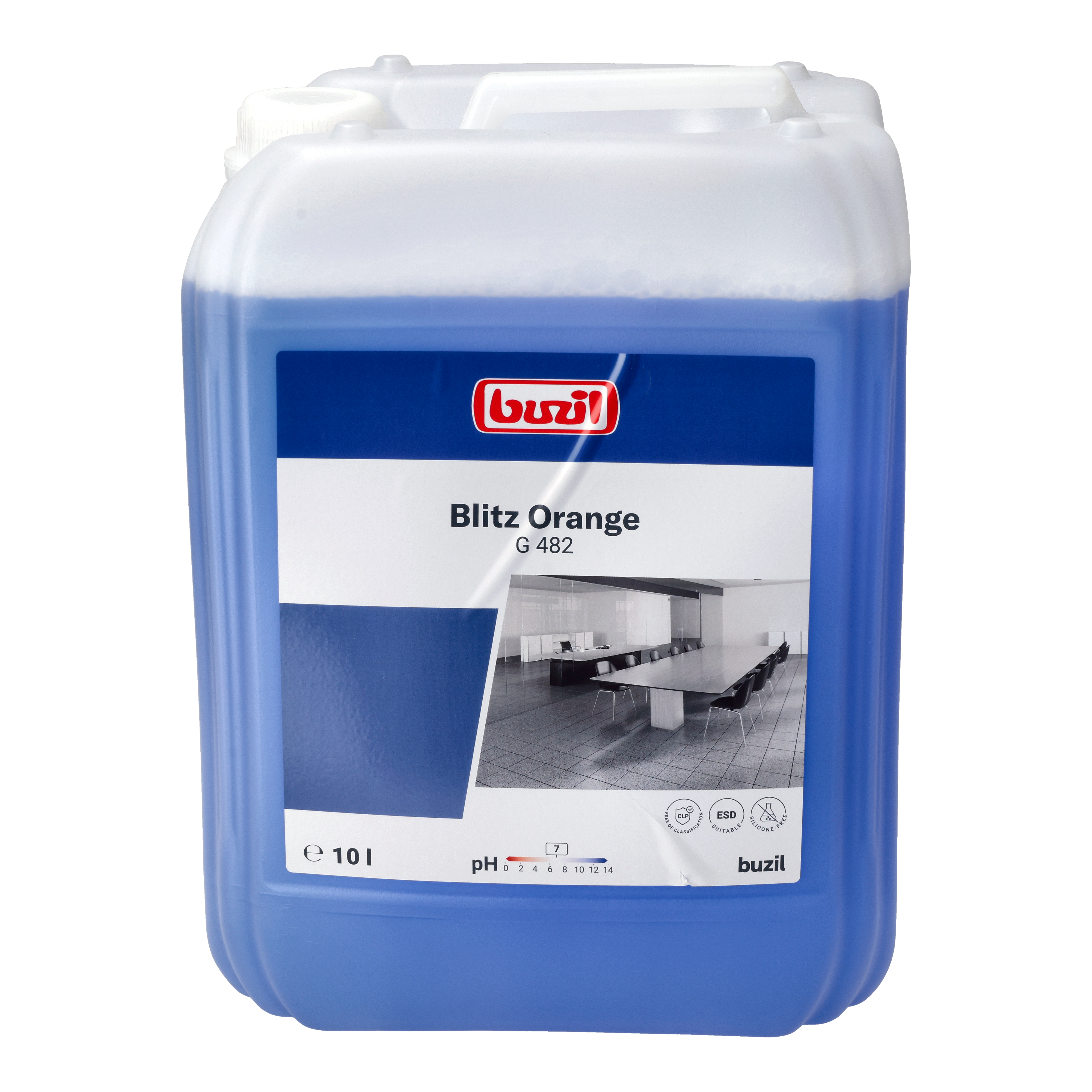Ein Bild von Buzil G 482 Blitz-Orange neutraler Allesreiniger - 10 Liter