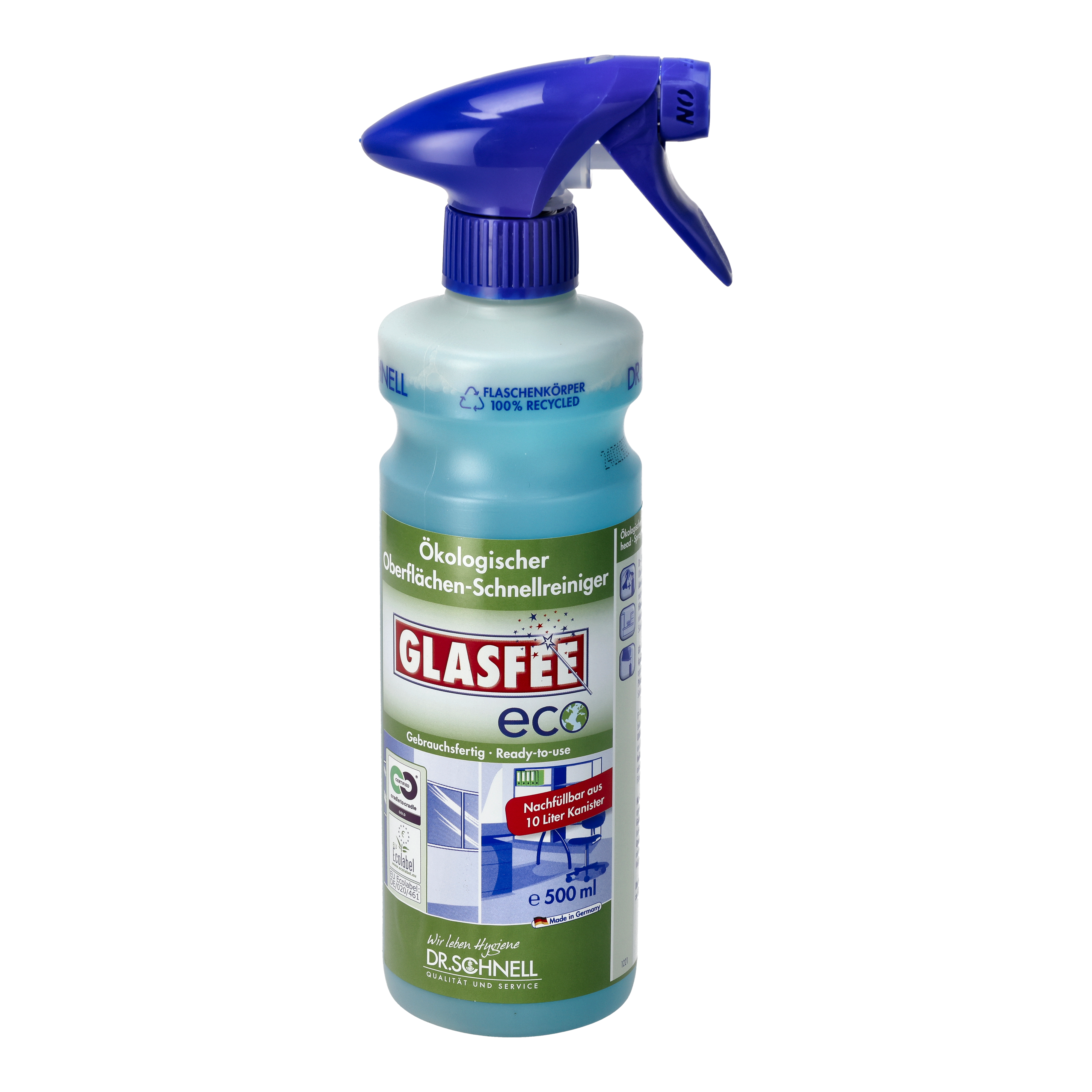 Ein Bild von Dr. Schnell GLASFEE eco Glasreiniger - 500 ml