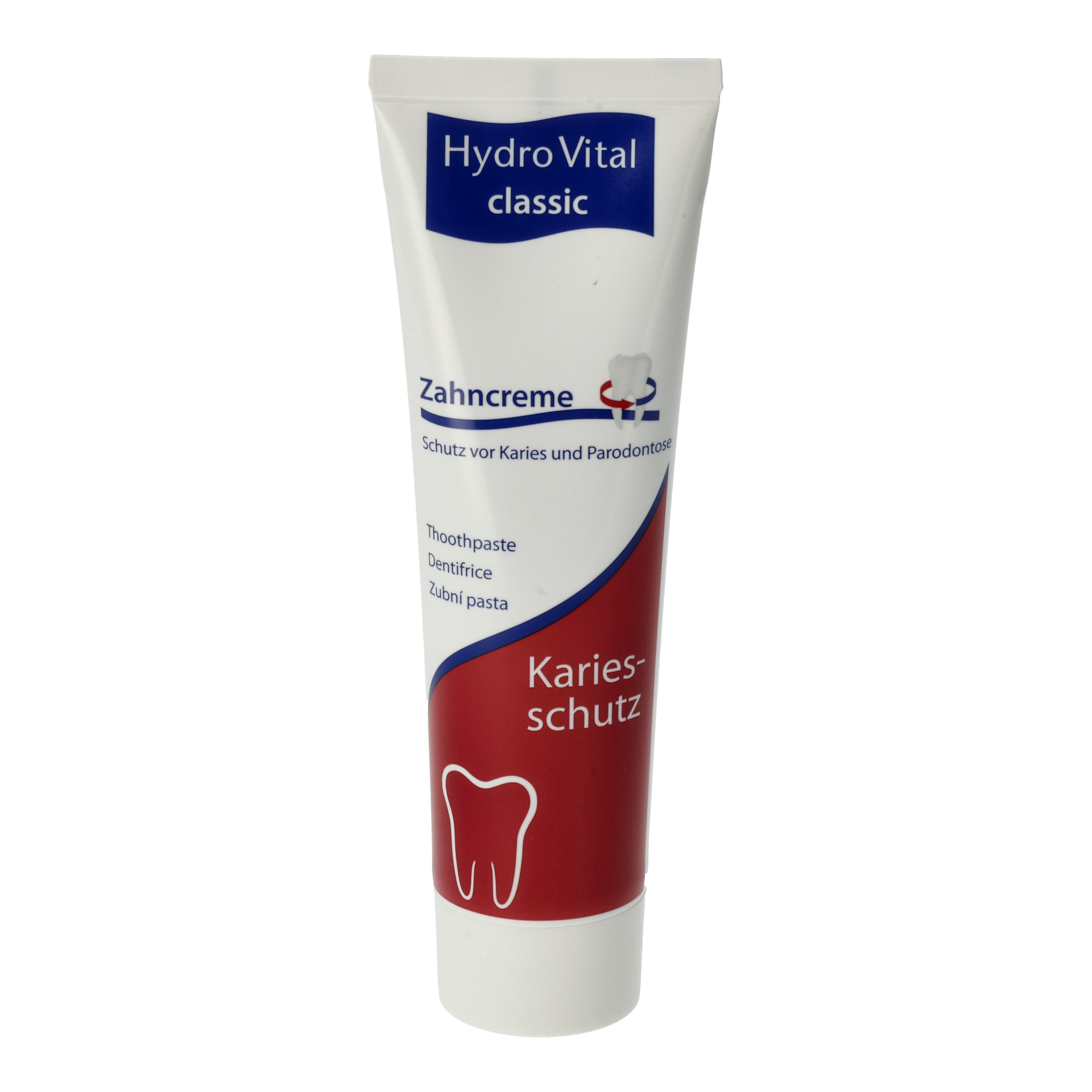 Ein Bild von HydroVital Classic Zahncreme Karies-Schutz - 100 ml