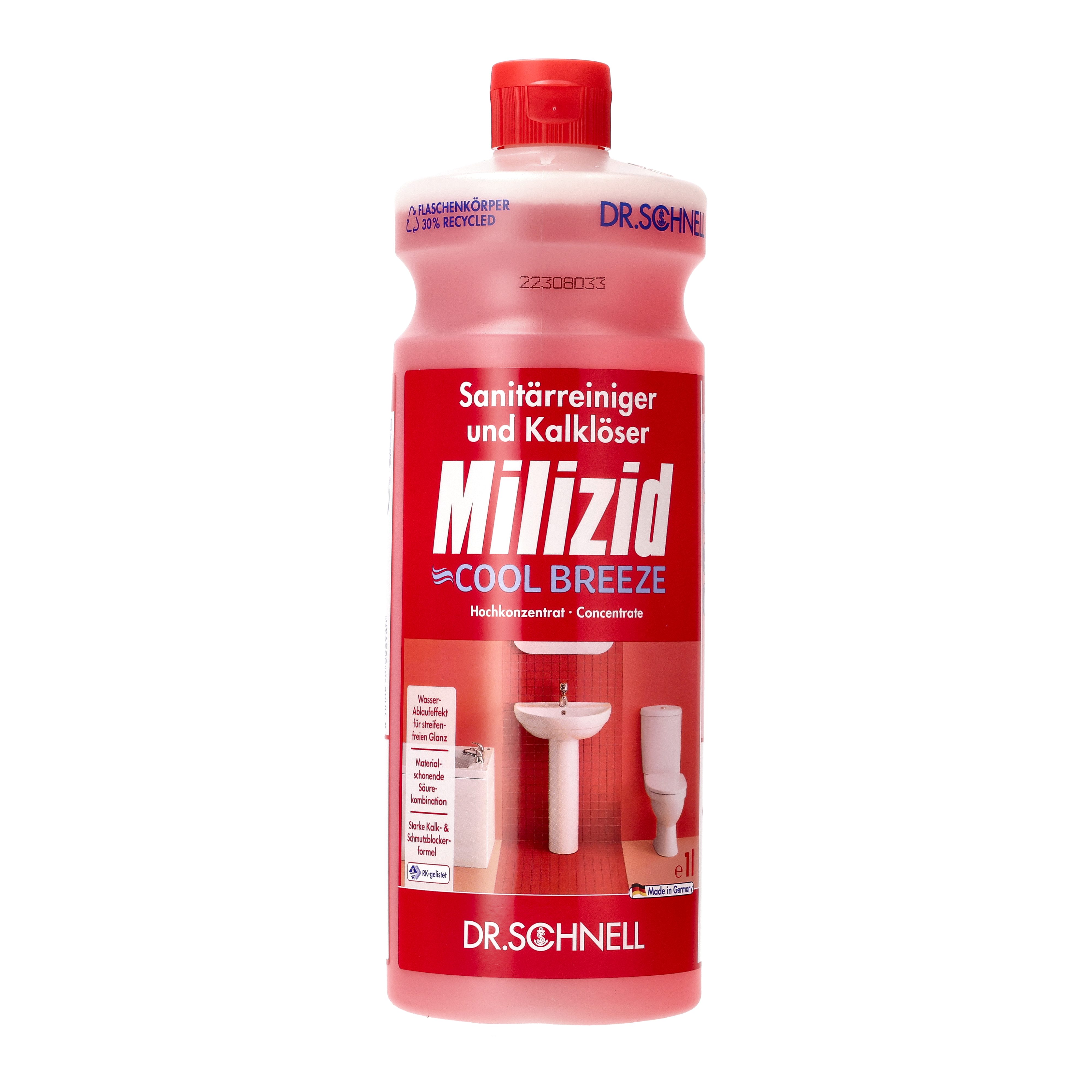 Dr. Schnell Milizid Cool Breeze Sanitärreiniger & Kalklöser - 1 Liter