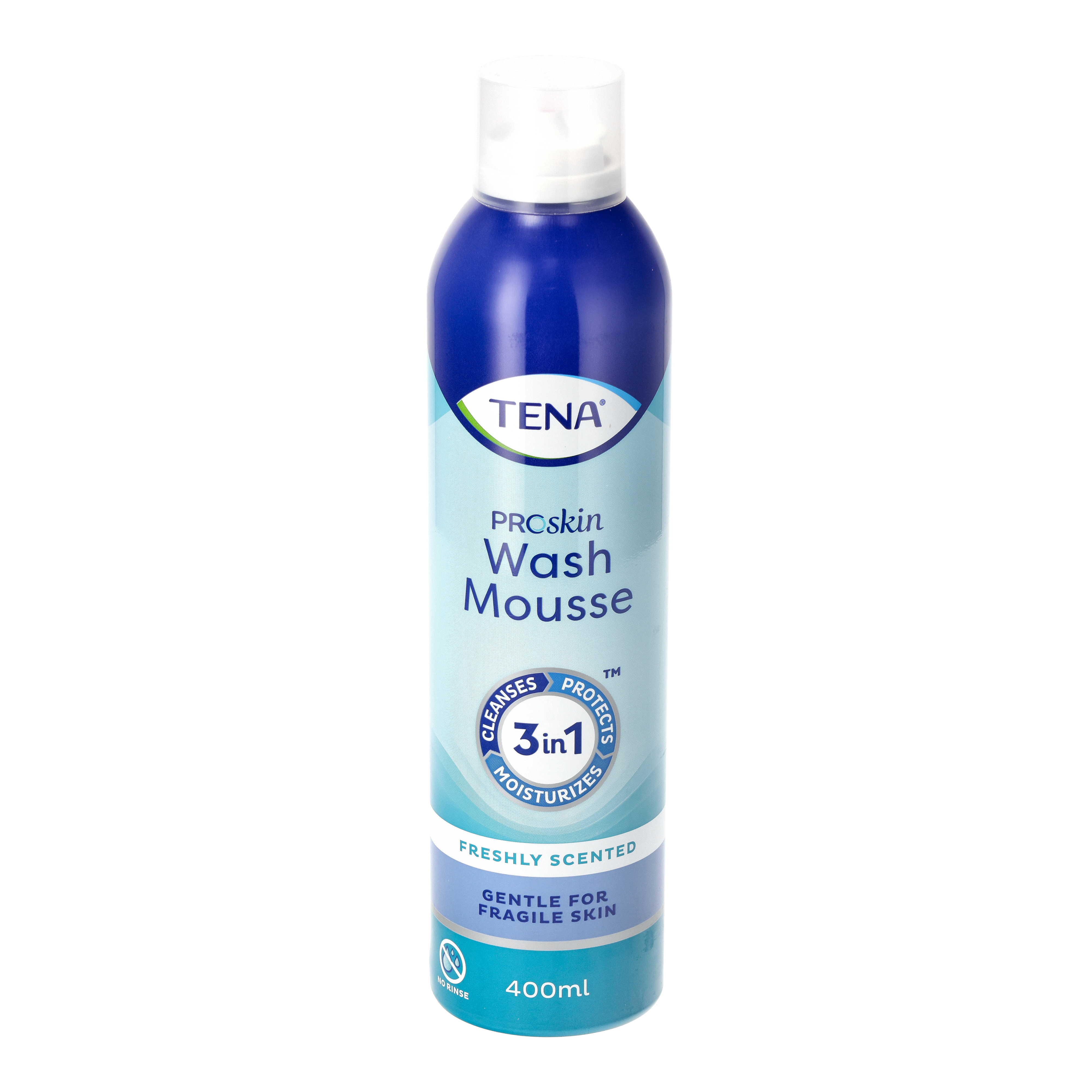 Ein Bild von Tena Wash Mousse Pflegeschaum - 400 ml