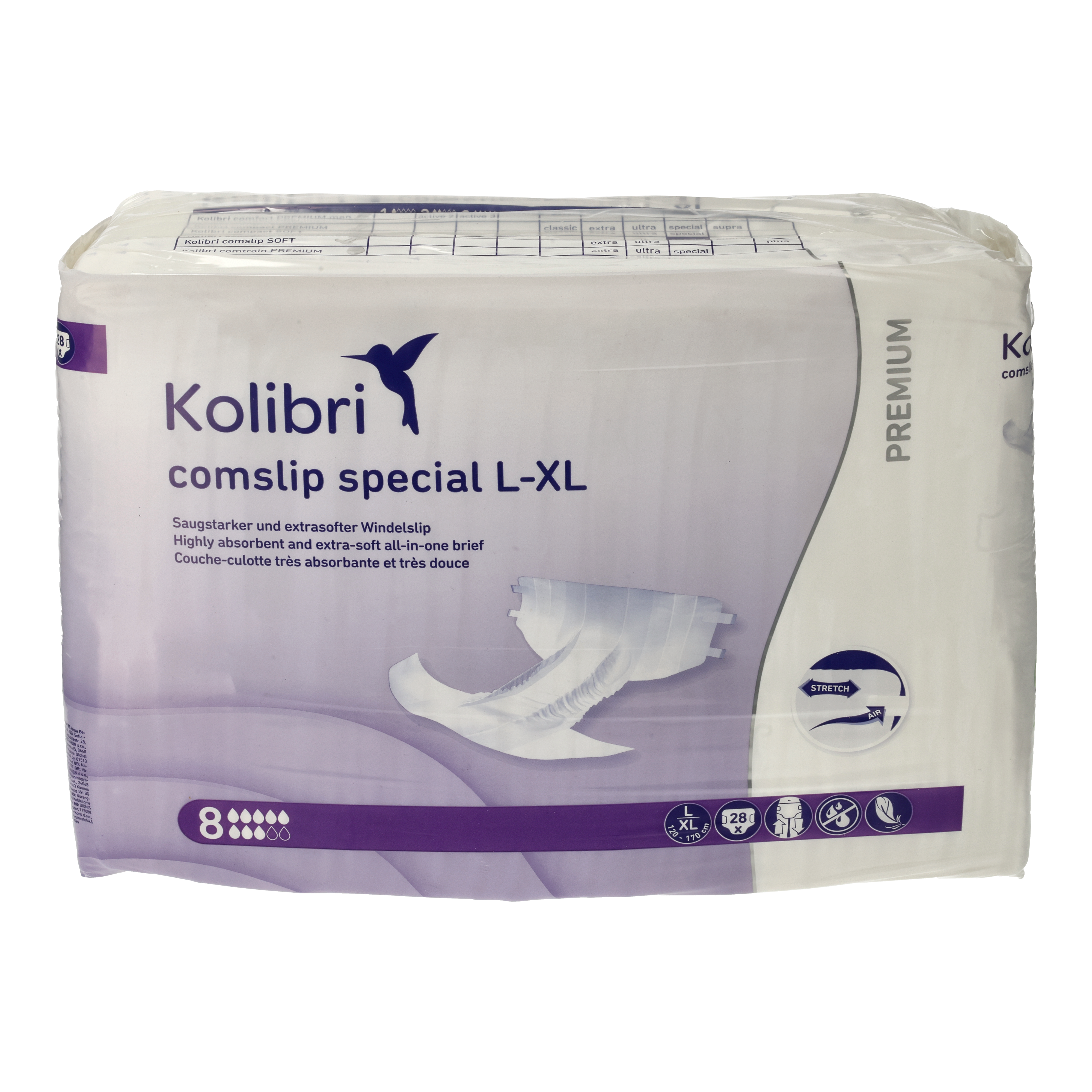 Ein Bild von Kolibri comslip PREMIUM special Windelslip - L/XL