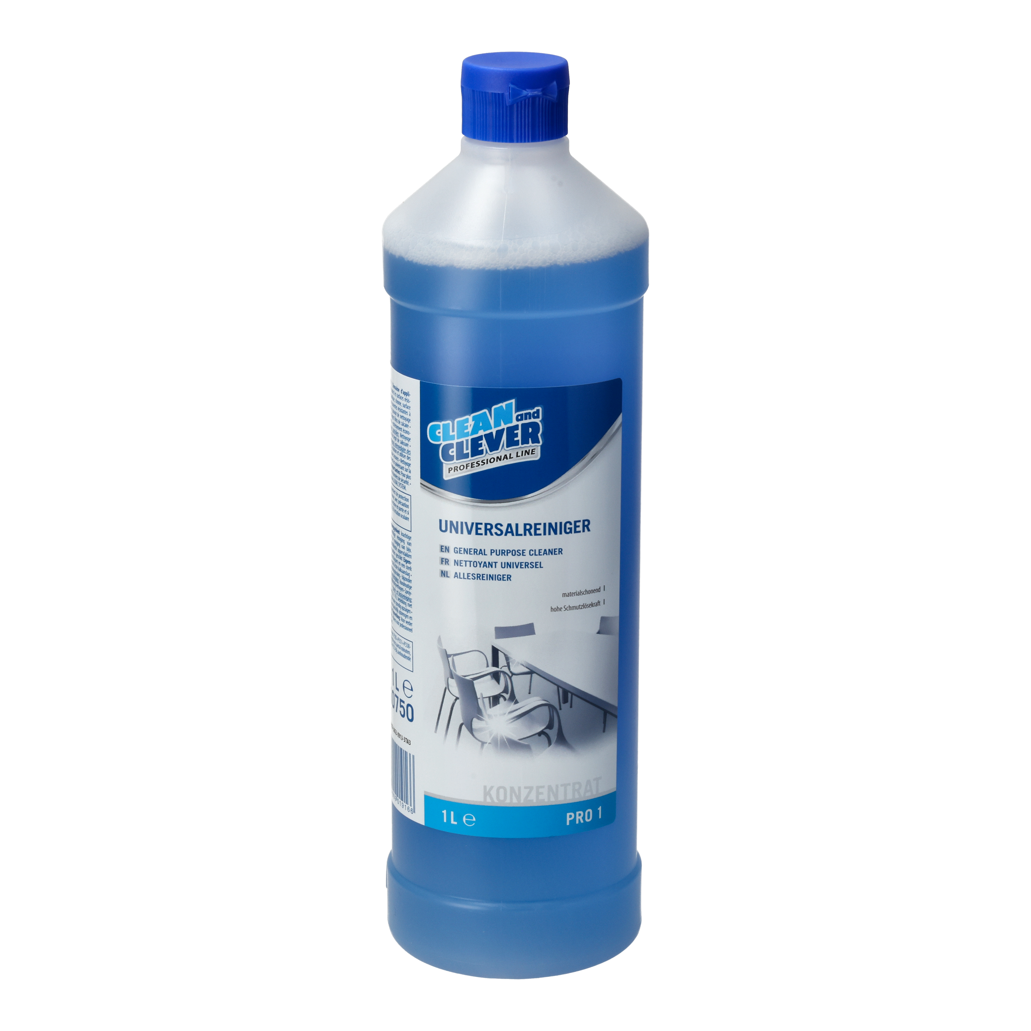 Ein Bild von CLEAN and CLEVER PROFESSIONAL Universalreiniger PRO1 - 1 Liter