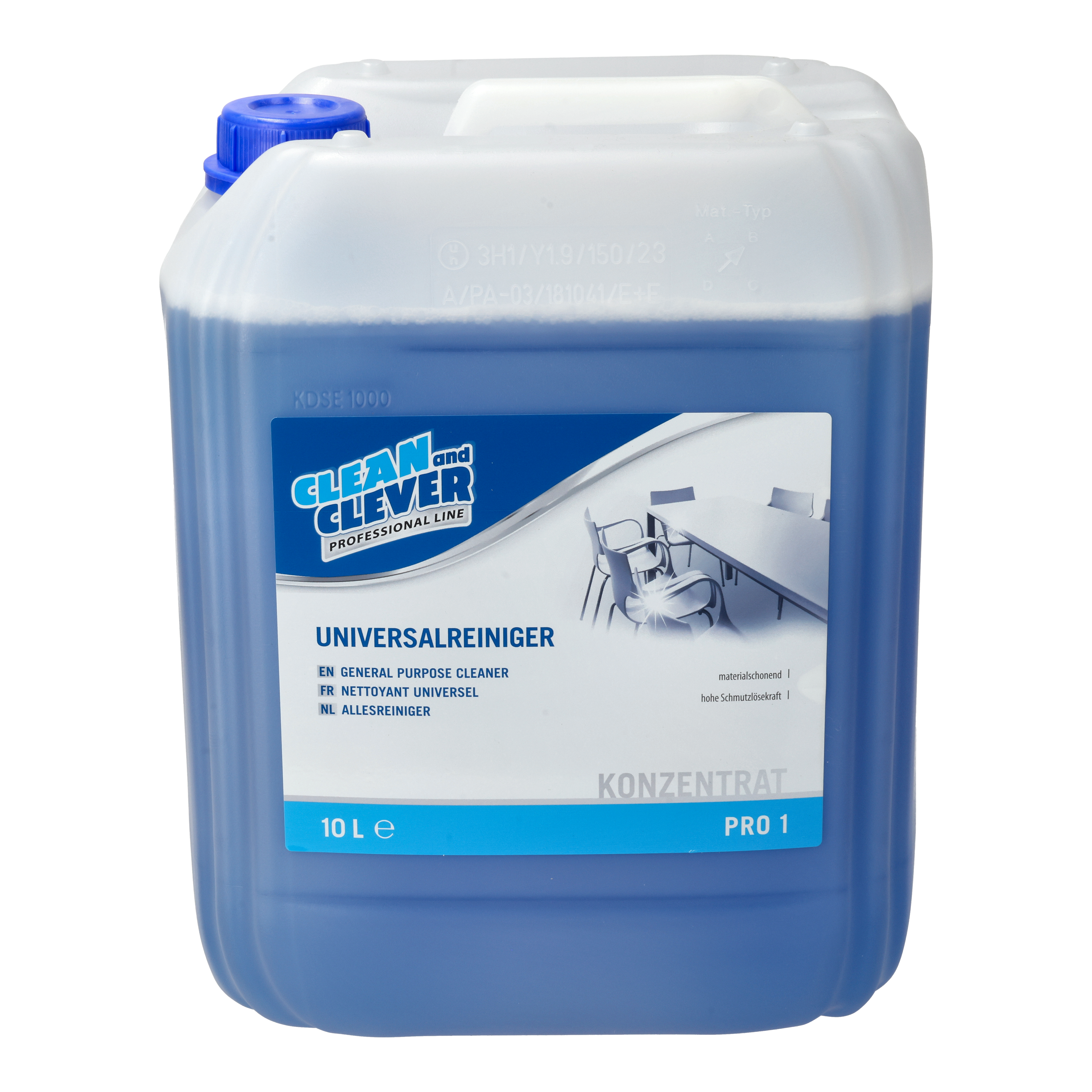 Ein Bild von CLEAN and CLEVER PROFESSIONAL Universalreiniger PRO1 - 10 Liter