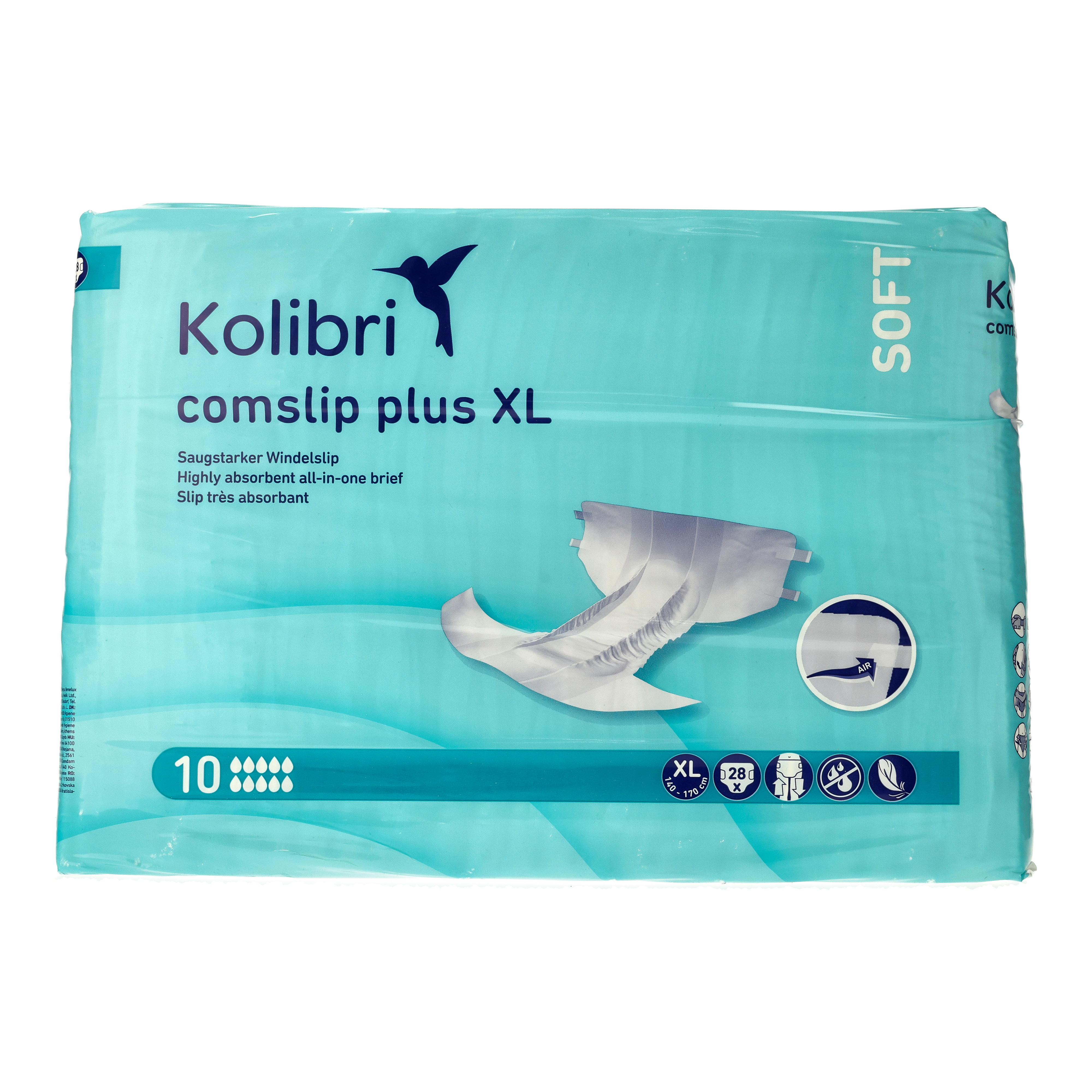 Ein Bild von Kolibri comslip SOFT plus Windelslip - XL