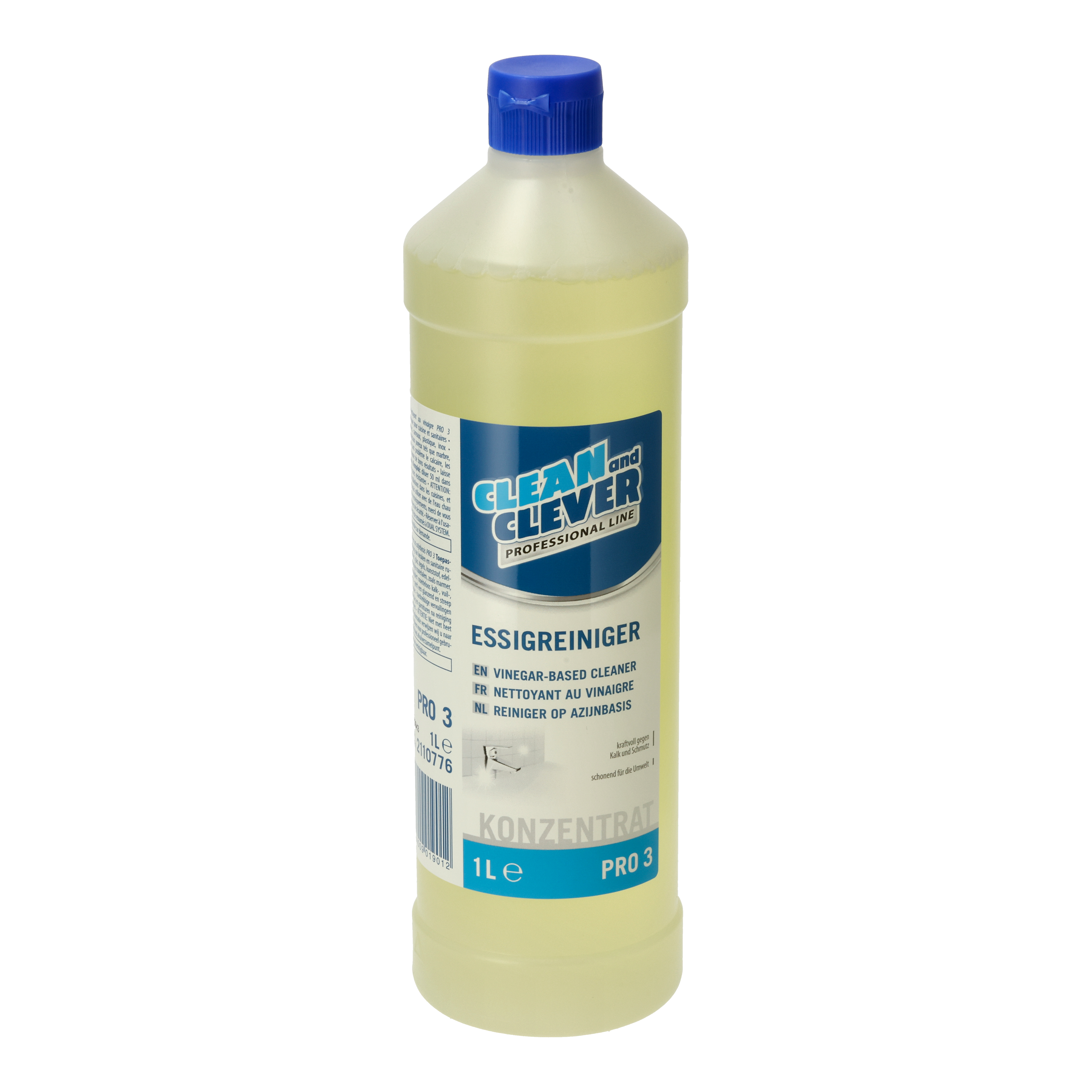 Ein Bild von CLEAN and CLEVER PROFESSIONAL Essigreiniger PRO3 - 1 Liter