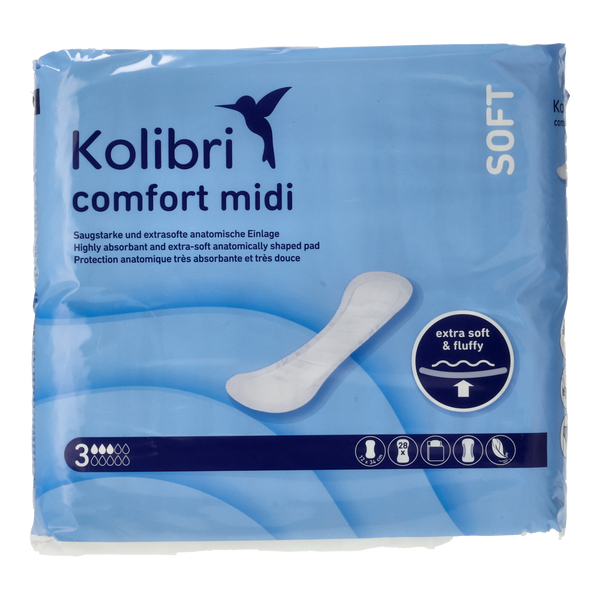 Kolibri comfort SOFT midi Einlage - 600 ml