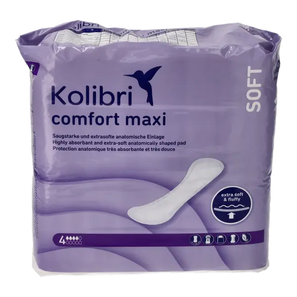 Ein Bild von Kolibri comfort SOFT maxi Einlage - 800 ml