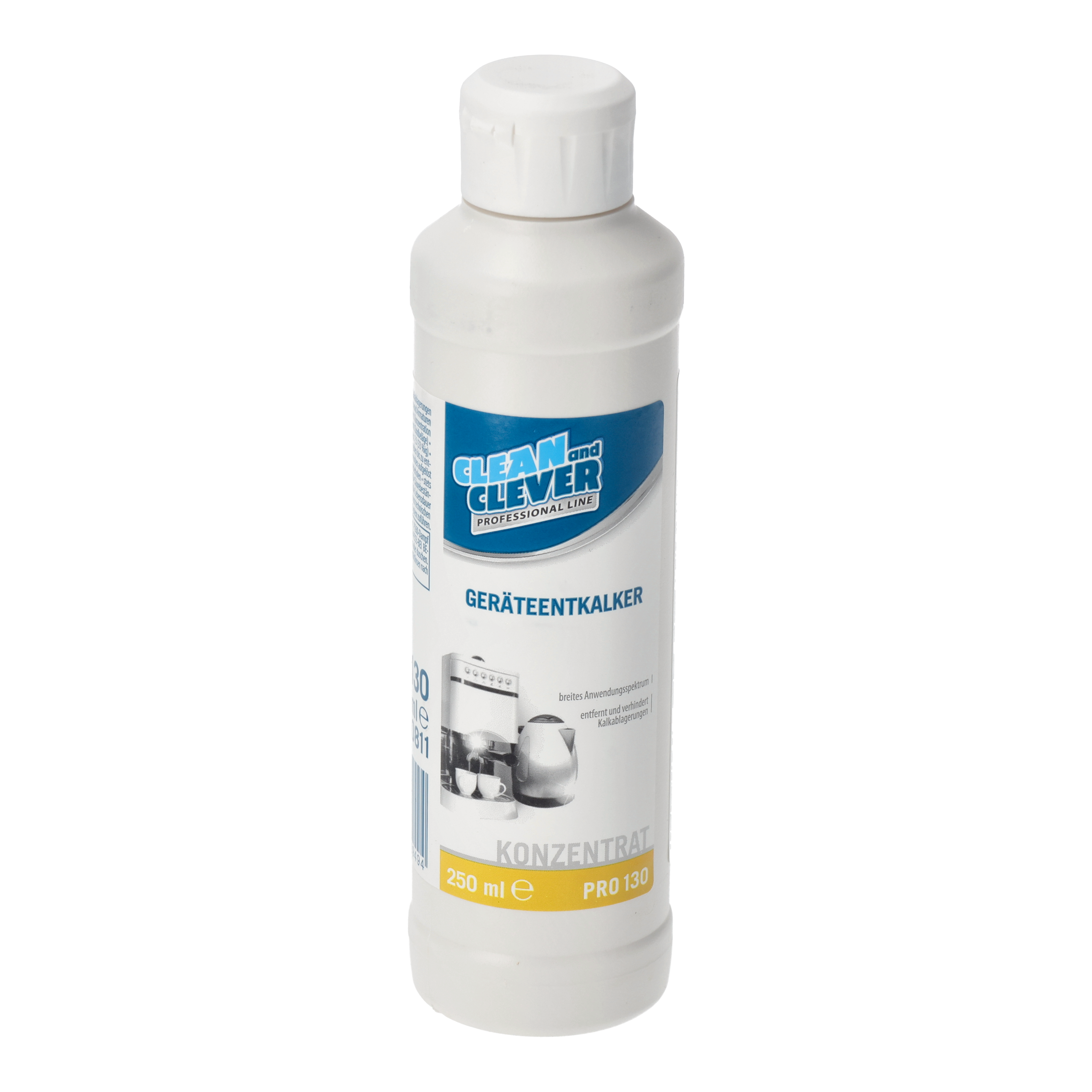 Ein Bild von CLEAN and CLEVER PROFESSIONAL Geräteentkalker PRO130 - 250 ml