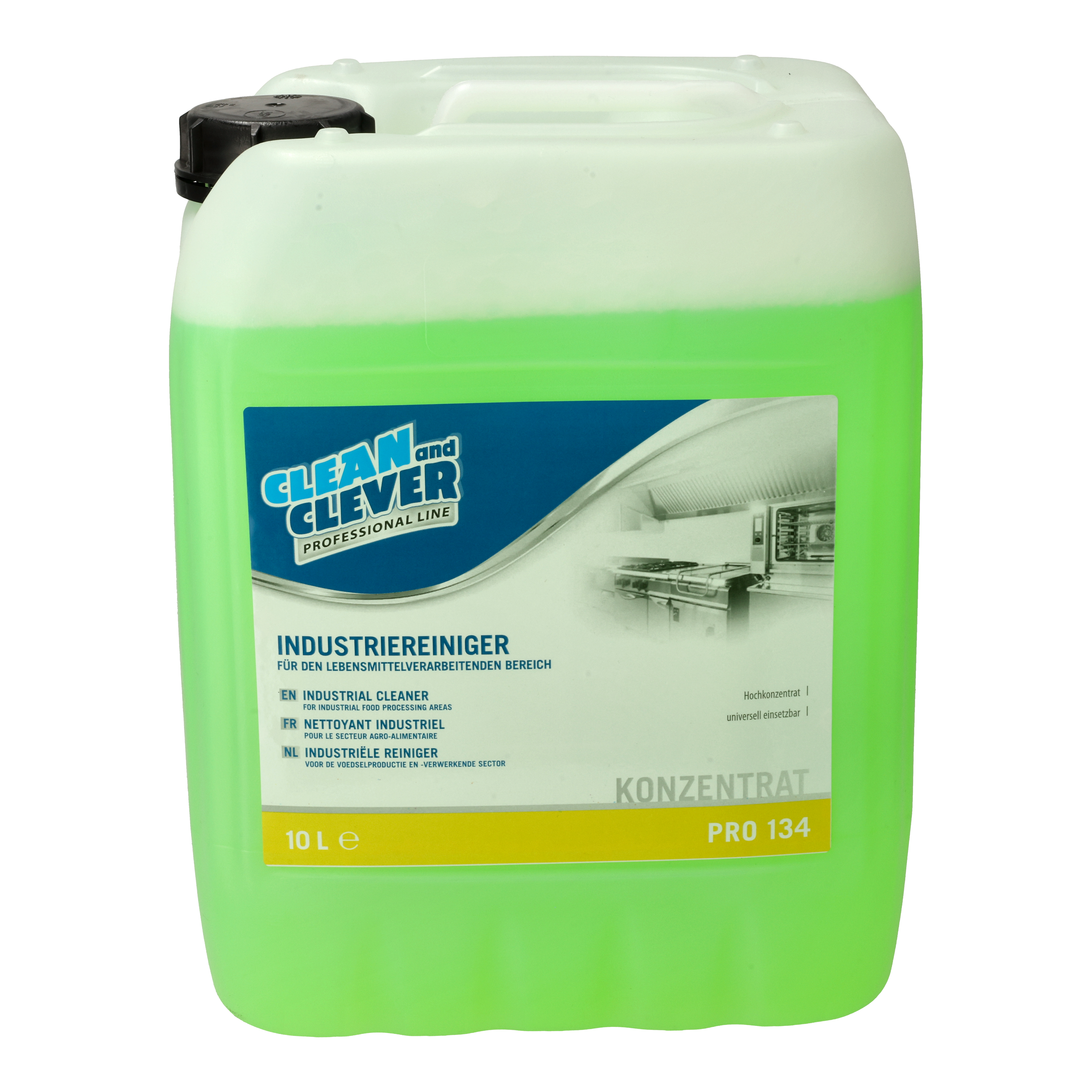 Ein Bild von CLEAN and CLEVER PROFESSIONAL Industriereiniger PRO134 - 10 Liter