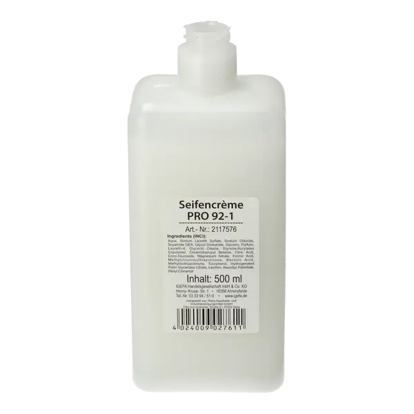 CLEAN and CLEVER PROFESSIONAL Seifencreme PRO92-1 - 12x500 ml