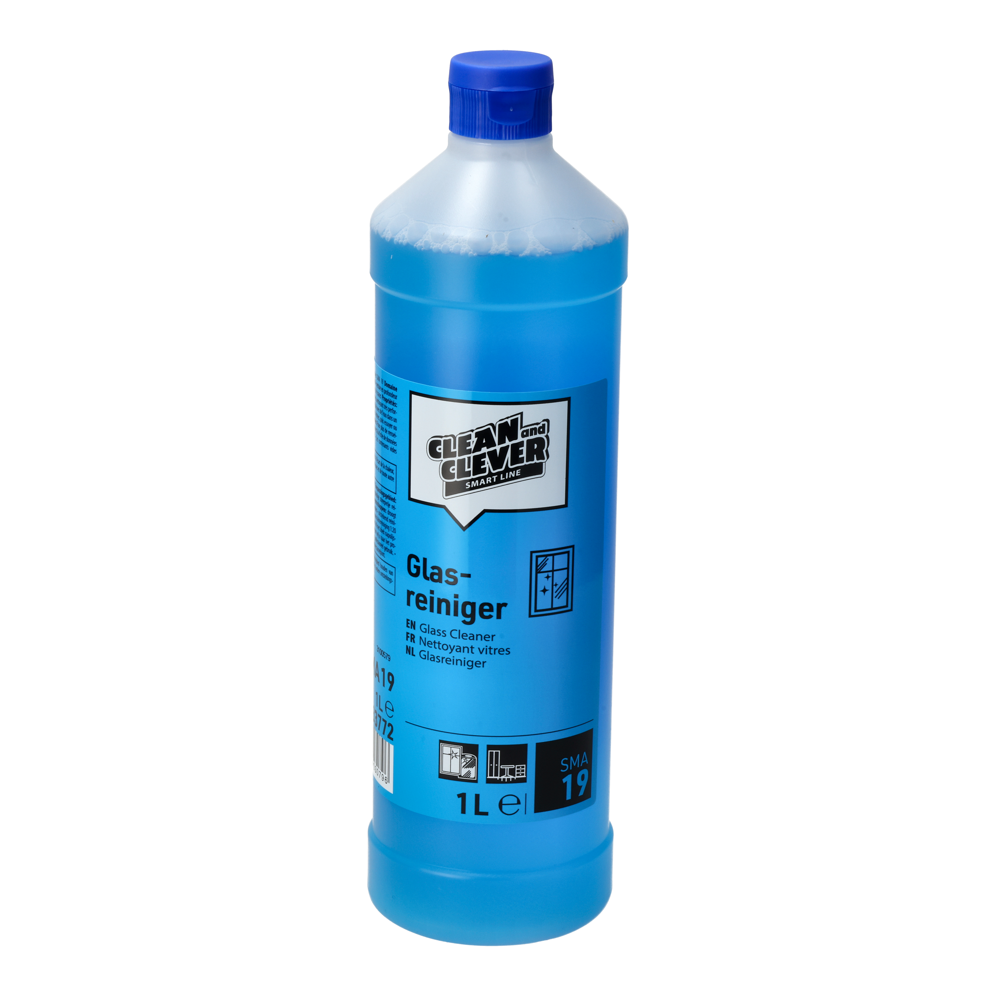 Ein Bild von CLEAN and CLEVER SMART Glasreiniger SMA19 - 1 Liter