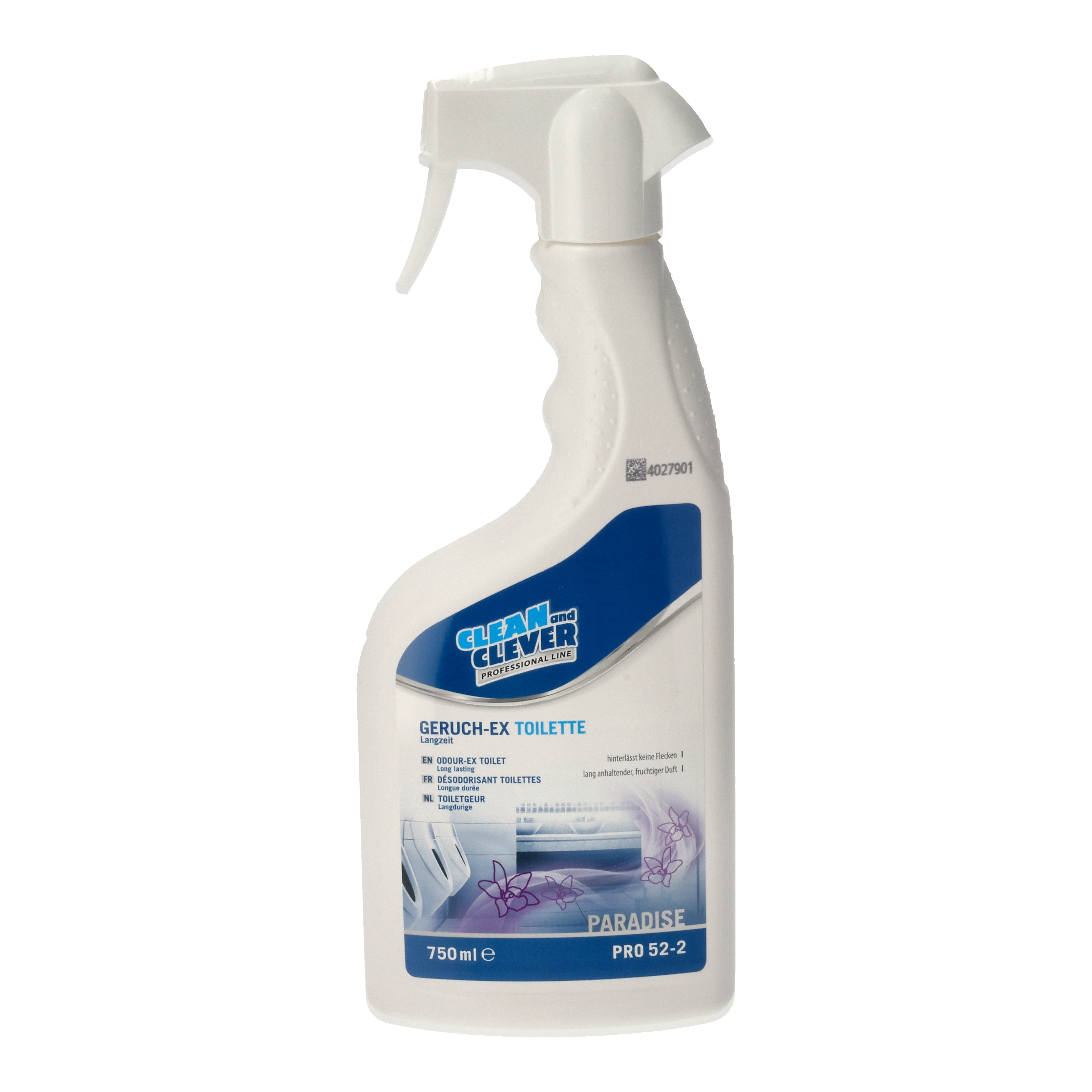 Ein Bild von CLEAN and CLEVER PROFESSIONAL Geruch-Ex Toilette PRO52-2 - 750 ml