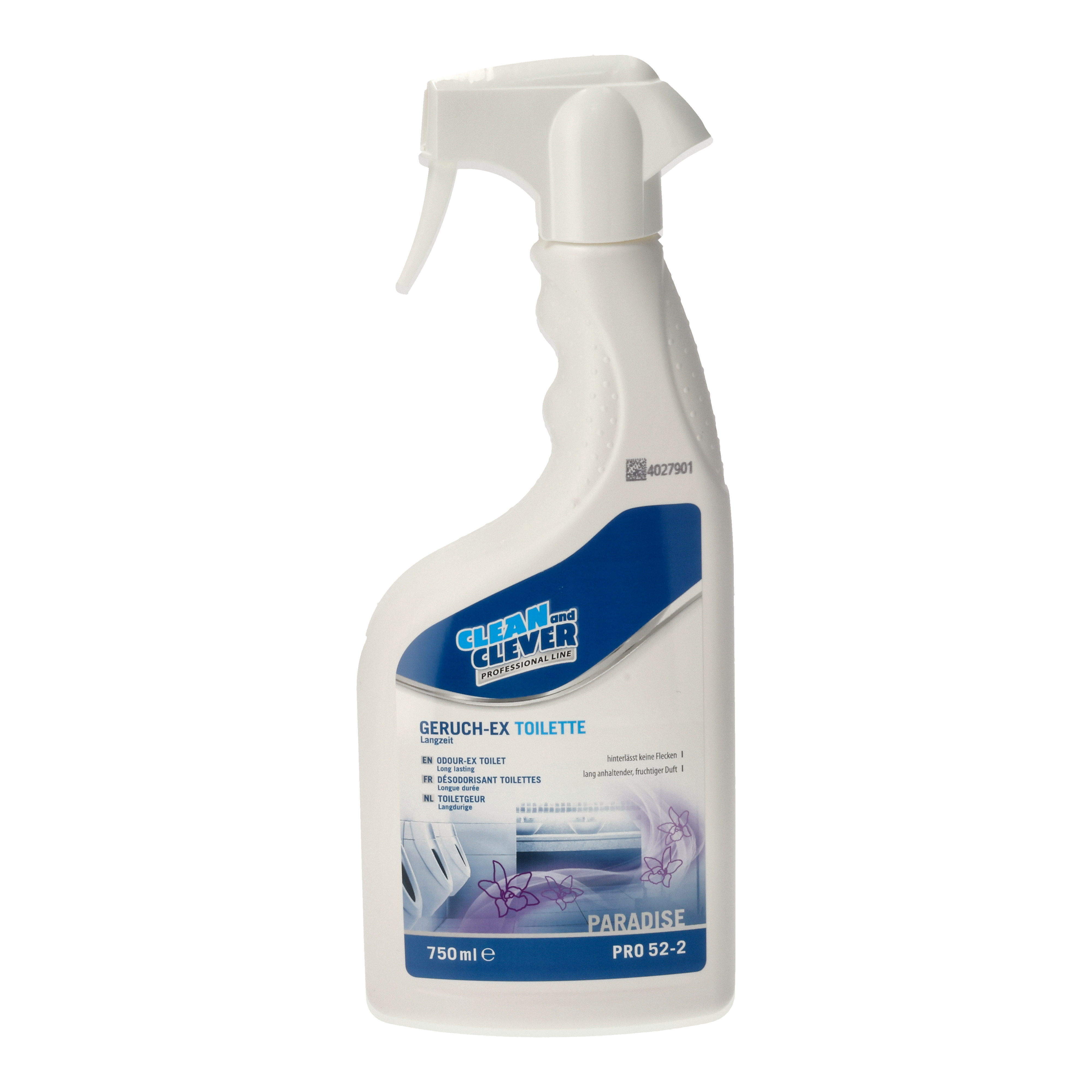 CLEAN and CLEVER PROFESSIONAL Geruch-Ex Toilette PRO52-2 - 750 ml