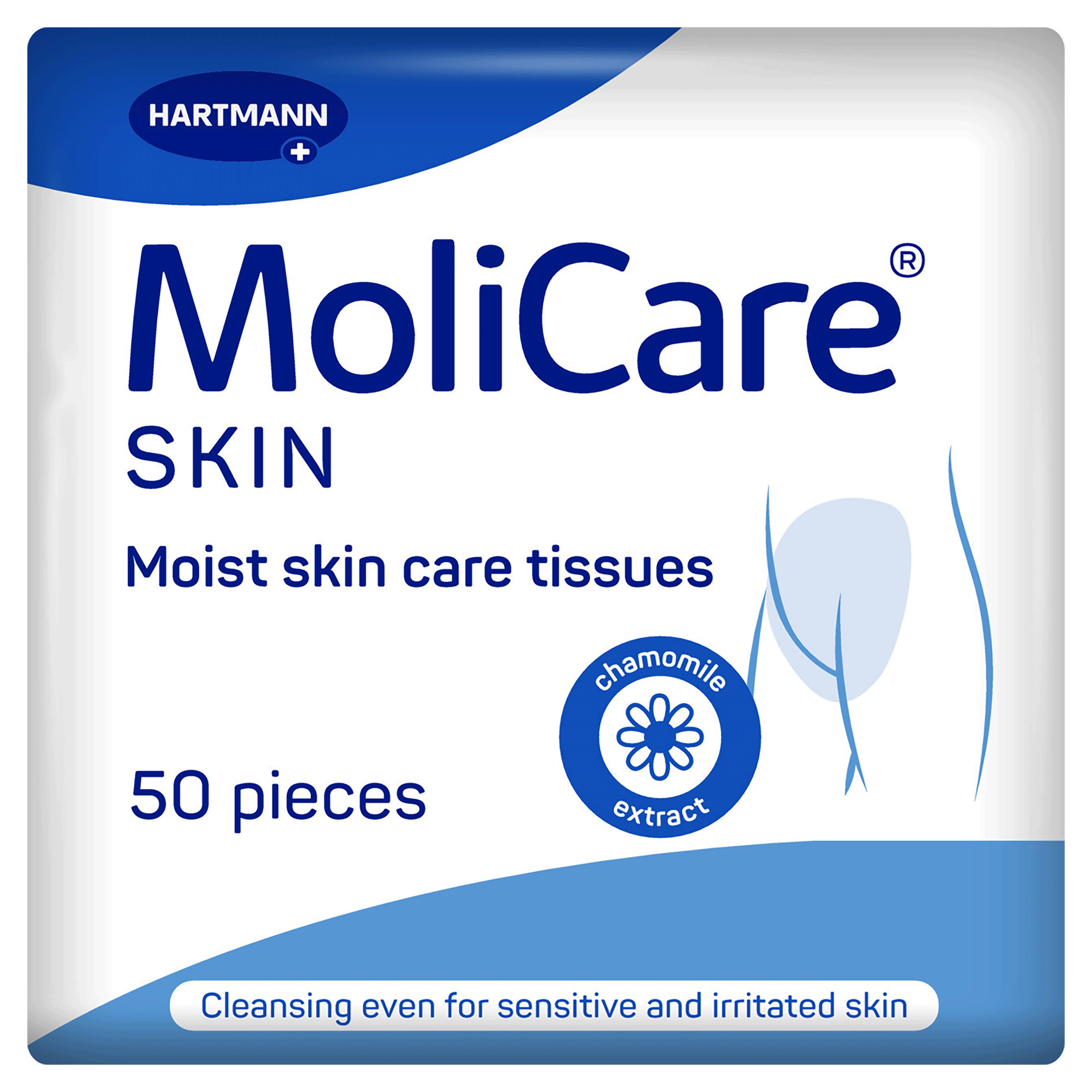 Hartmann MoliCare Skin Feuchtpflegetücher - 12 x 50 Tücher